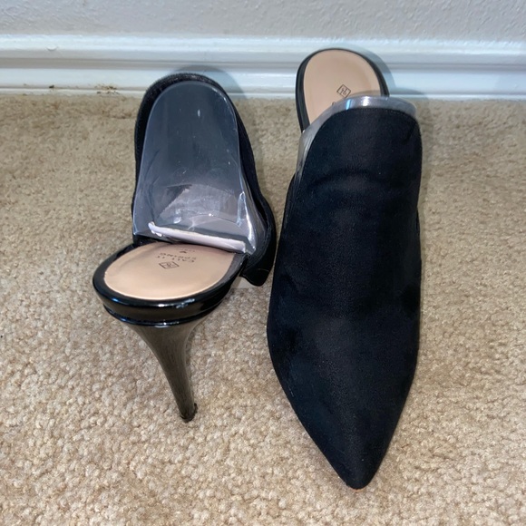 Black pointed Call It Spring heel (used). Size US 8. Worn three times. - Picture 2 of 3